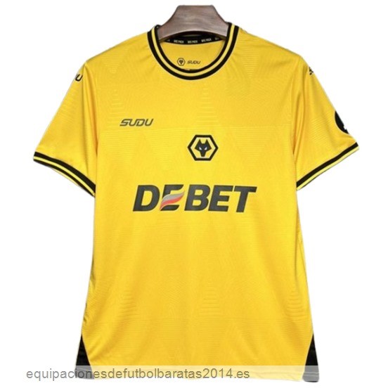 Nuevo Tailandia 1ª Camiseta Wolves 24/25 Amarillo Baratas